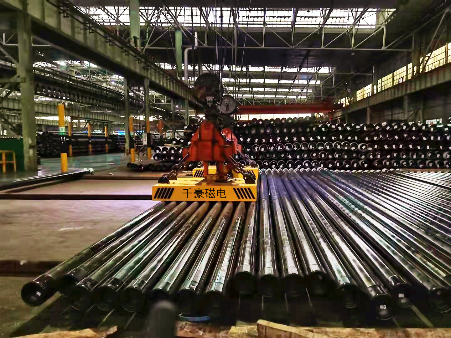 吊鋼管電永磁吊具，千豪品牌