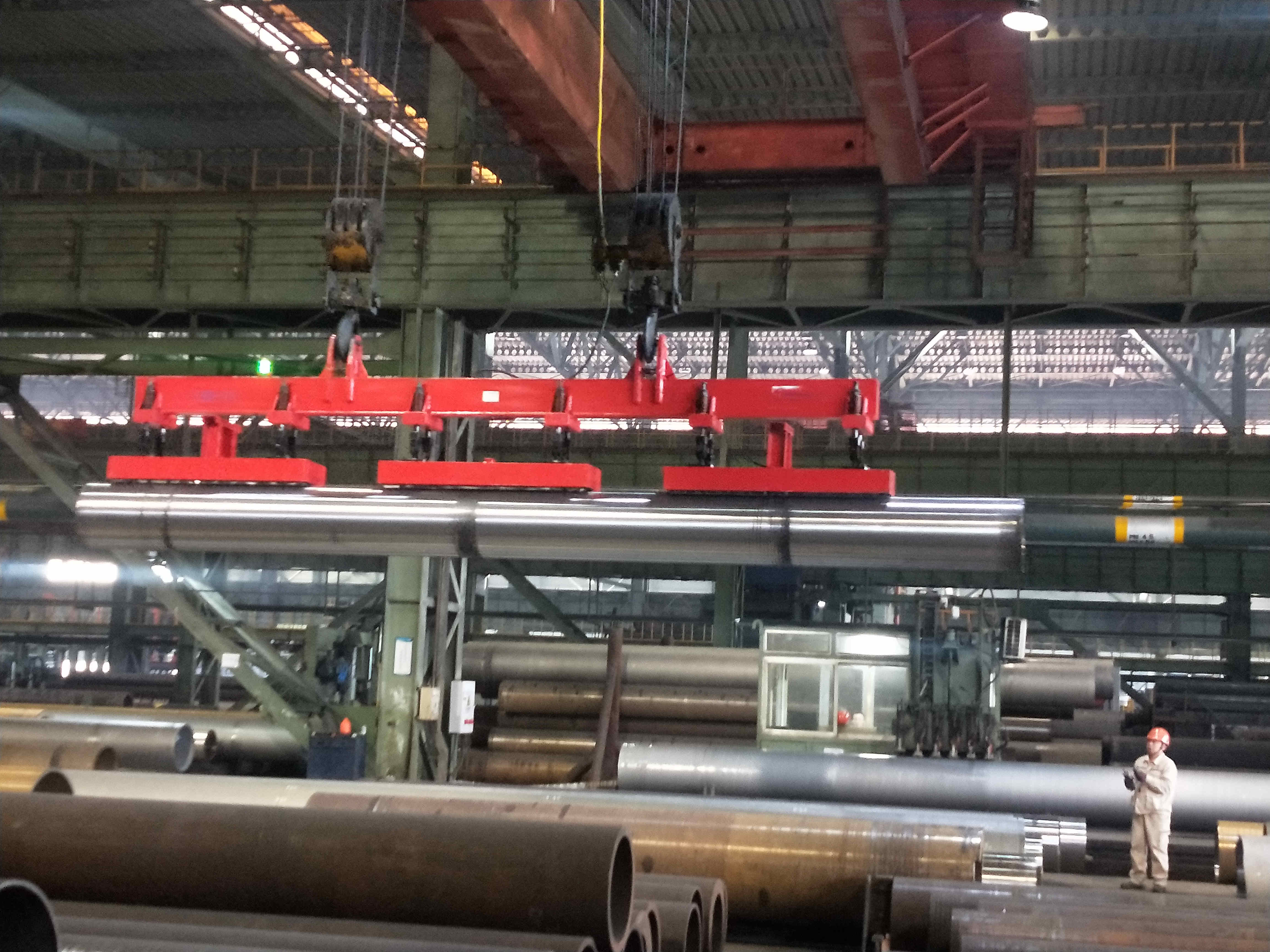 吊鋼管專用吊具，吊鋼管電永磁吊具