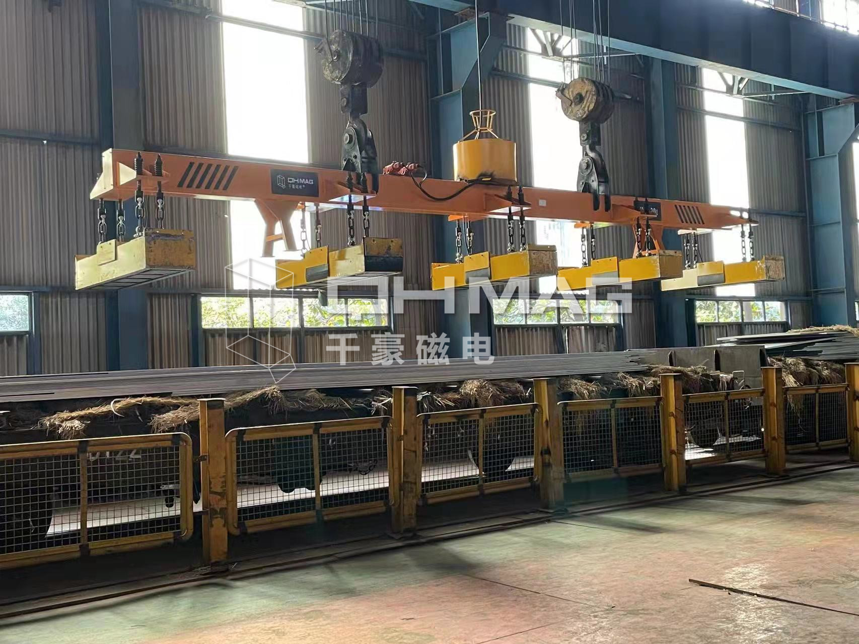 千豪電永磁吊具，吊鋼板夾具