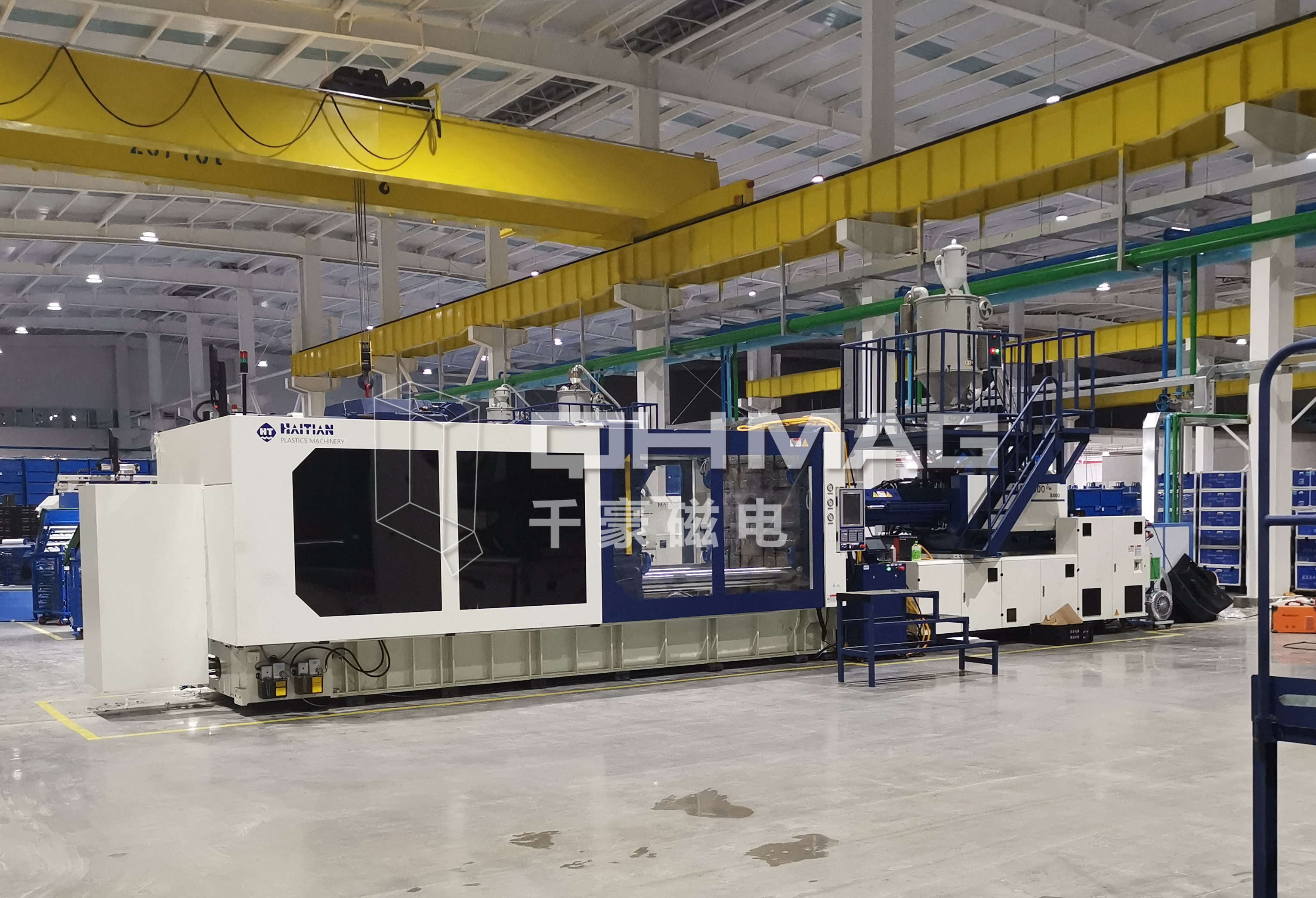 千豪注塑機(jī)快速換模系統(tǒng)磁力模板